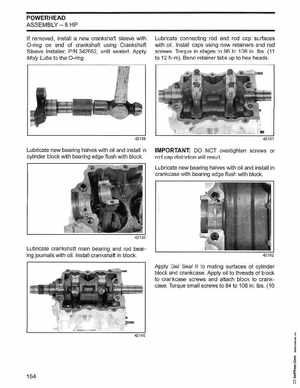 2003 Johnson ST 6/8 HP 4 Stroke Outboards Service Manual, PN 5005471, Page 165