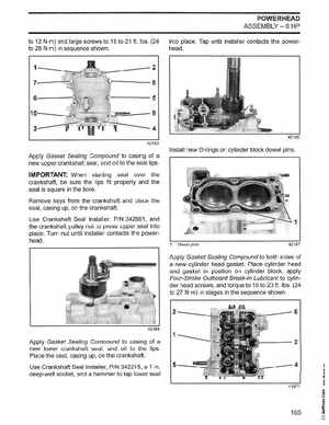 2003 Johnson ST 6/8 HP 4 Stroke Outboards Service Manual, PN 5005471, Page 166