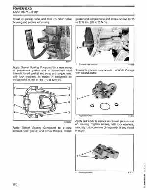 2003 Johnson ST 6/8 HP 4 Stroke Outboards Service Manual, PN 5005471, Page 171