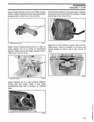 2003 Johnson ST 6/8 HP 4 Stroke Outboards Service Manual, PN 5005471, Page 172