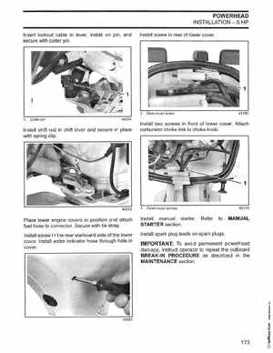 2003 Johnson ST 6/8 HP 4 Stroke Outboards Service Manual, PN 5005471, Page 174