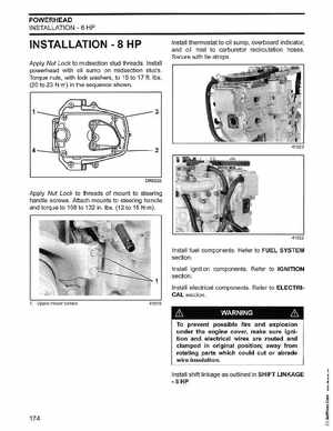 2003 Johnson ST 6/8 HP 4 Stroke Outboards Service Manual, PN 5005471, Page 175