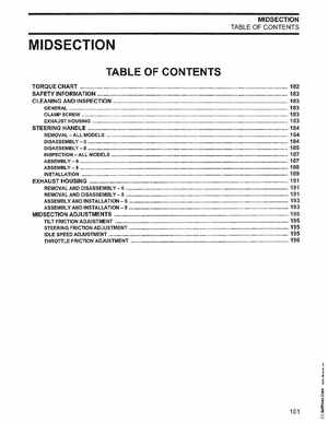 2003 Johnson ST 6/8 HP 4 Stroke Outboards Service Manual, PN 5005471, Page 182