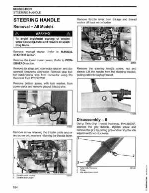 2003 Johnson ST 6/8 HP 4 Stroke Outboards Service Manual, PN 5005471, Page 185