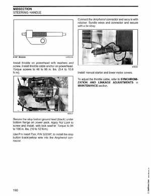 2003 Johnson ST 6/8 HP 4 Stroke Outboards Service Manual, PN 5005471, Page 191