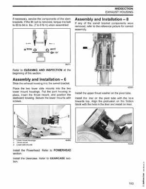 2003 Johnson ST 6/8 HP 4 Stroke Outboards Service Manual, PN 5005471, Page 194