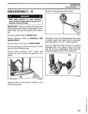 2003 Johnson ST 6/8 HP 4 Stroke Outboards Service Manual, PN 5005471, Page 210