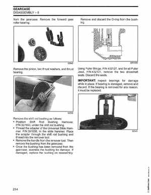 2003 Johnson ST 6/8 HP 4 Stroke Outboards Service Manual, PN 5005471, Page 215