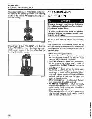2003 Johnson ST 6/8 HP 4 Stroke Outboards Service Manual, PN 5005471, Page 217