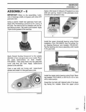 2003 Johnson ST 6/8 HP 4 Stroke Outboards Service Manual, PN 5005471, Page 218