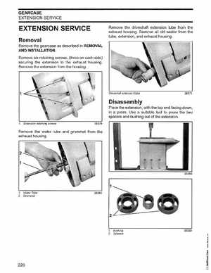 2003 Johnson ST 6/8 HP 4 Stroke Outboards Service Manual, PN 5005471, Page 227