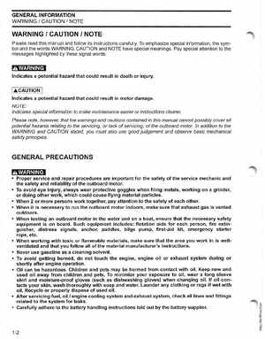 2003 ST 4 Stroke 9.9/15HP Johnson outboards Service Manual, Page 6