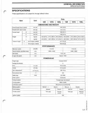 2003 ST 4 Stroke 9.9/15HP Johnson outboards Service Manual, Page 11