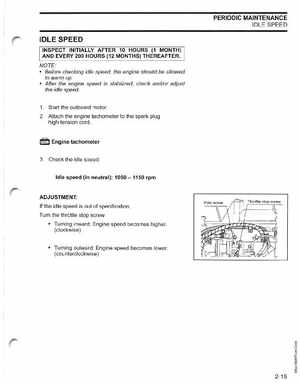 2003 ST 4 Stroke 9.9/15HP Johnson outboards Service Manual, Page 36