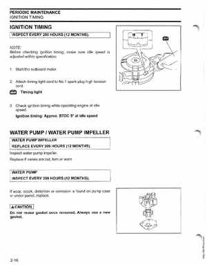 2003 ST 4 Stroke 9.9/15HP Johnson outboards Service Manual, Page 37