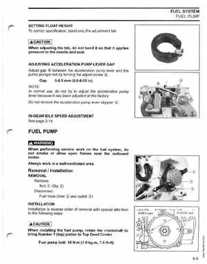 2003 ST 4 Stroke 9.9/15HP Johnson outboards Service Manual, Page 92