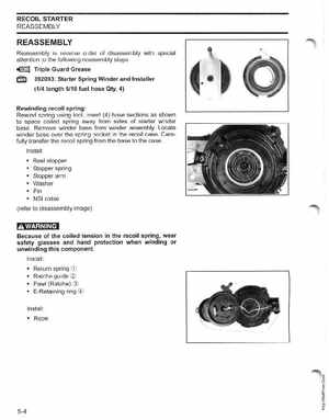 2003 ST 4 Stroke 9.9/15HP Johnson outboards Service Manual, Page 103