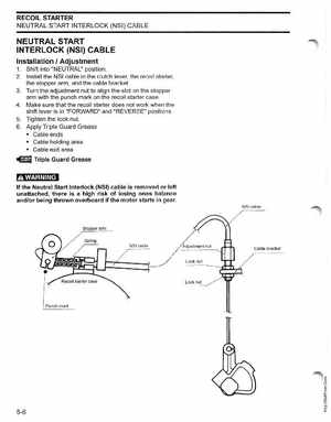 2003 ST 4 Stroke 9.9/15HP Johnson outboards Service Manual, Page 105