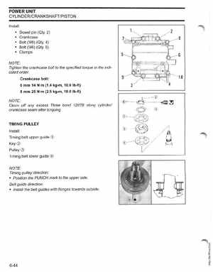 2003 ST 4 Stroke 9.9/15HP Johnson outboards Service Manual, Page 149