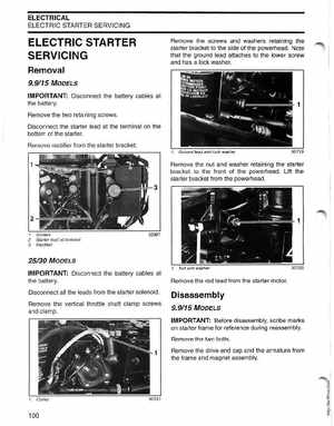 2004 SR Johnson 2 Stroke 9.9, 15, 25, 30 HP Outboards Service Manual, Page 101