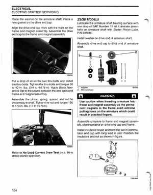2004 SR Johnson 2 Stroke 9.9, 15, 25, 30 HP Outboards Service Manual, Page 105
