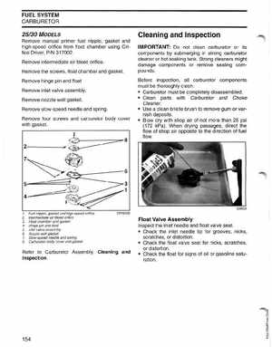 2004 SR Johnson 2 Stroke 9.9, 15, 25, 30 HP Outboards Service Manual, Page 155