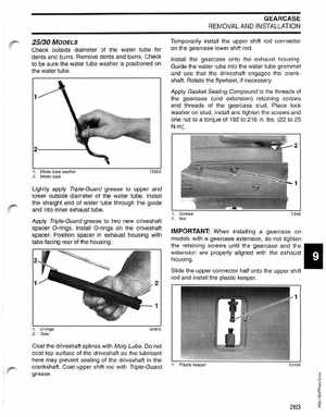 2004 SR Johnson 2 Stroke 9.9, 15, 25, 30 HP Outboards Service Manual, Page 264