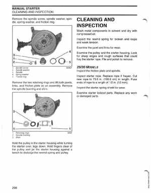 2004 SR Johnson 2 Stroke 9.9, 15, 25, 30 HP Outboards Service Manual, Page 299