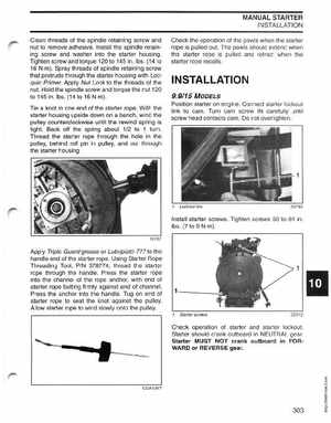 2004 SR Johnson 2 Stroke 9.9, 15, 25, 30 HP Outboards Service Manual, Page 304