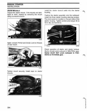 2004 SR Johnson 2 Stroke 9.9, 15, 25, 30 HP Outboards Service Manual, Page 305
