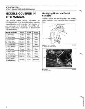 2005 SO Johnson 4 Stroke 9.9-15HP Outboards Service Manual, Page 7