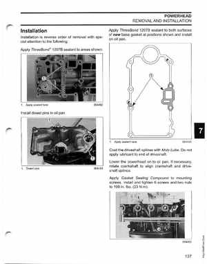 2005 SO Johnson 4 Stroke 9.9-15HP Outboards Service Manual, Page 136