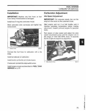 2006 Johnson SD 3.5 HP 2 Stroke Outboard Service Manual, PN 5006562, Page 76