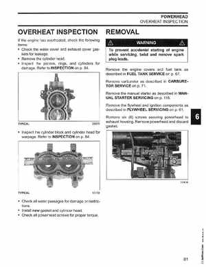 2006 Johnson SD 3.5 HP 2 Stroke Outboard Service Manual, PN 5006562, Page 82