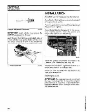 2006 Johnson SD 3.5 HP 2 Stroke Outboard Service Manual, PN 5006562, Page 91
