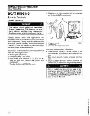 2006 Johnson SD 30 HP 4 Stroke Outboards Service Manual, PN 5006592, Page 31