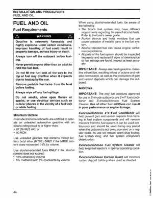 2006 Johnson SD 30 HP 4 Stroke Outboards Service Manual, PN 5006592, Page 45