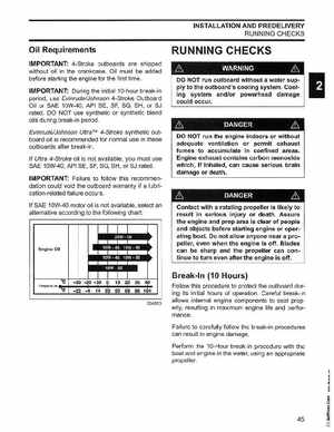 2006 Johnson SD 30 HP 4 Stroke Outboards Service Manual, PN 5006592, Page 46