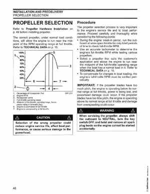 2006 Johnson SD 30 HP 4 Stroke Outboards Service Manual, PN 5006592, Page 49
