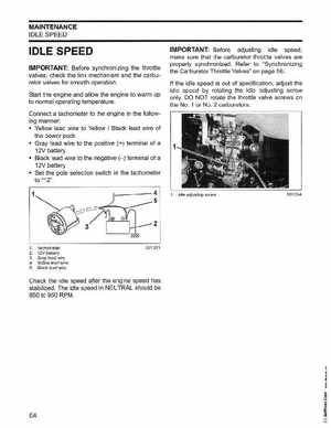 2006 Johnson SD 30 HP 4 Stroke Outboards Service Manual, PN 5006592, Page 65