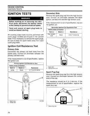 2006 Johnson SD 30 HP 4 Stroke Outboards Service Manual, PN 5006592, Page 75