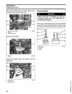 2006 Johnson SD 30 HP 4 Stroke Outboards Service Manual, PN 5006592, Page 93