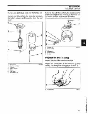 2006 Johnson SD 30 HP 4 Stroke Outboards Service Manual, PN 5006592, Page 94