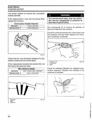 2006 Johnson SD 30 HP 4 Stroke Outboards Service Manual, PN 5006592, Page 95