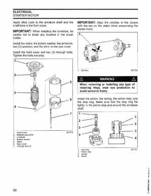 2006 Johnson SD 30 HP 4 Stroke Outboards Service Manual, PN 5006592, Page 97