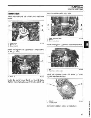 2006 Johnson SD 30 HP 4 Stroke Outboards Service Manual, PN 5006592, Page 98
