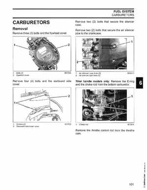 2006 Johnson SD 30 HP 4 Stroke Outboards Service Manual, PN 5006592, Page 102