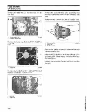 2006 Johnson SD 30 HP 4 Stroke Outboards Service Manual, PN 5006592, Page 103