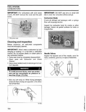 2006 Johnson SD 30 HP 4 Stroke Outboards Service Manual, PN 5006592, Page 105