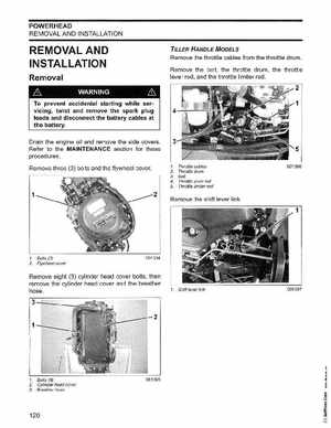 2006 Johnson SD 30 HP 4 Stroke Outboards Service Manual, PN 5006592, Page 121
